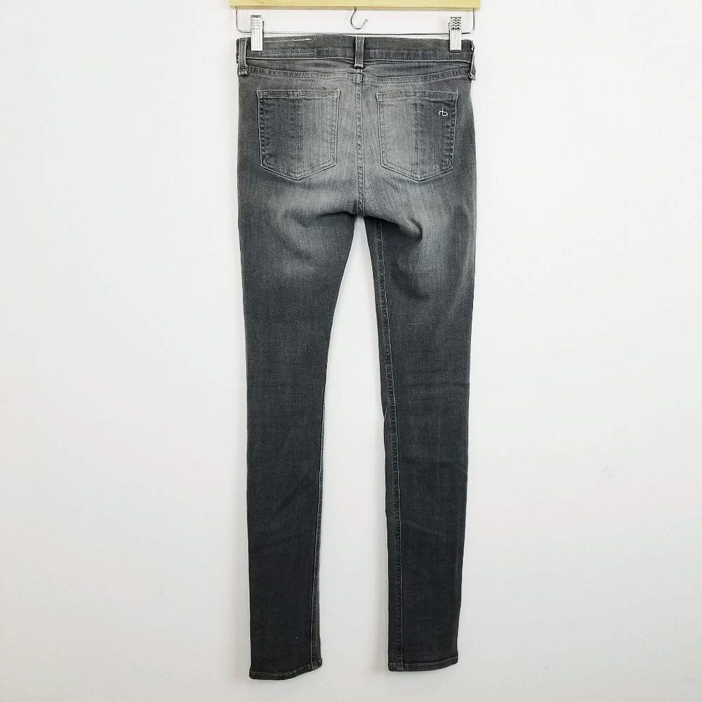Rag & Bone Gray Buxton Skinny Jeans | 25 - Picture 5 of 7